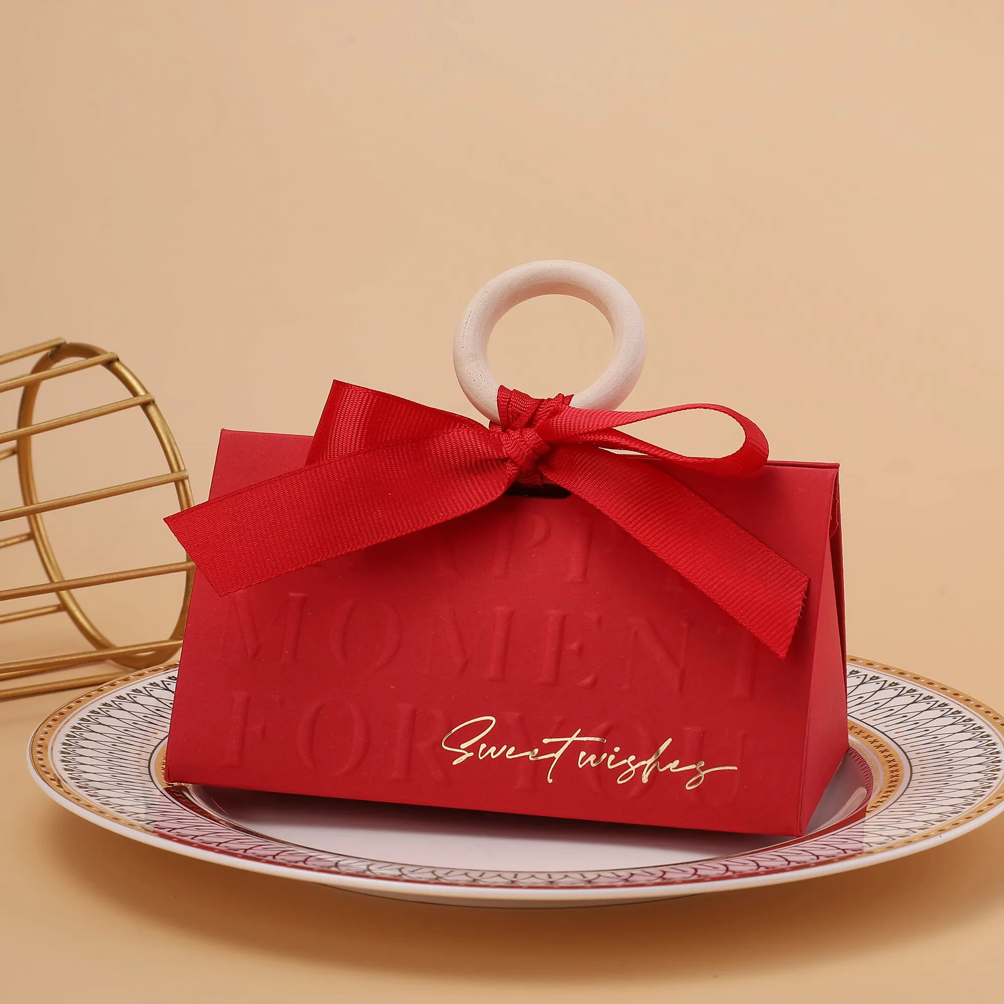 صندوق هدايا الزفاف، أرجواني بسيط ورائع، صندوق حلوى، صناديق تغليف ورقية فارغة، مستلزمات استحمام الطفل، بالجملة #3