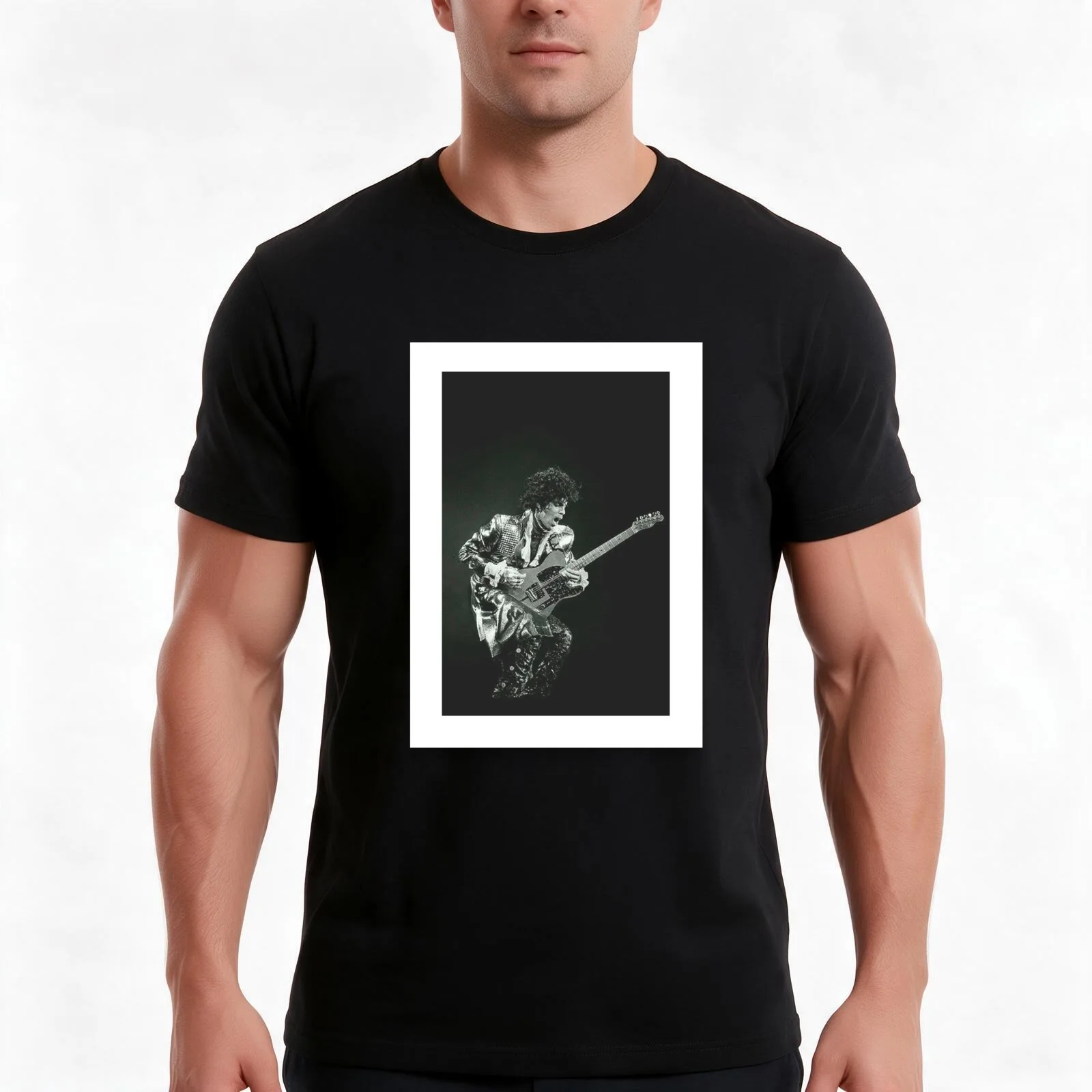 prince instant vintage photo T-Shirt, Summer Casual Cotton Tee, Oversized Streetwear Tops, Vintage Graphic Print, 100% Cotton