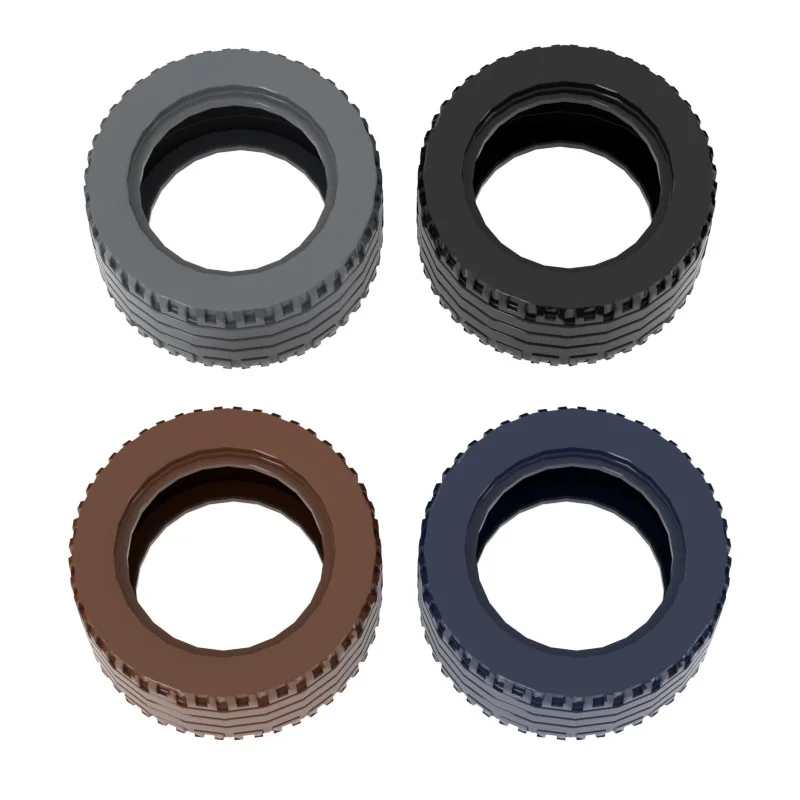 Stacking Blocks 43.2x22mm Tires Building Block Plastic Brick Parts MOC Spare Parts 1234 Compatible with LEGO 44309