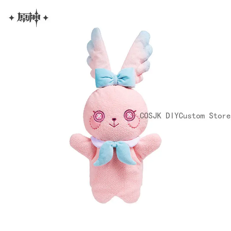 

Official Game Genshin Impact Linaya Pink Lop-eared Rabbit Cosplay Cute Plush Hand Puppet Cute Soft Body Collectible Fan Gift