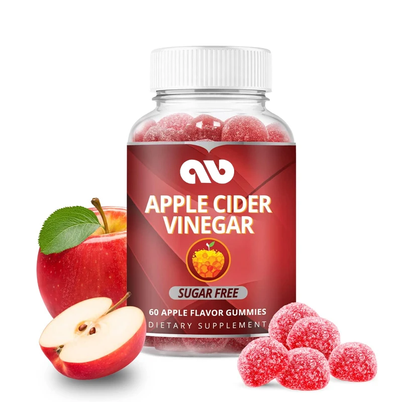 

Apple Vinegar Gummies - ACV Sugar Free Gummies I Detoxification and Clean Digestive Health I Vegetarian, Non GMO, Gluten Free