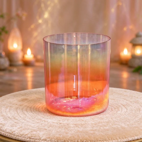 Crystal Soul Classic Seven Chakras Orange Crystal Singing Bowl Sets Meditation Alchemy Bowls Source Manufacturer