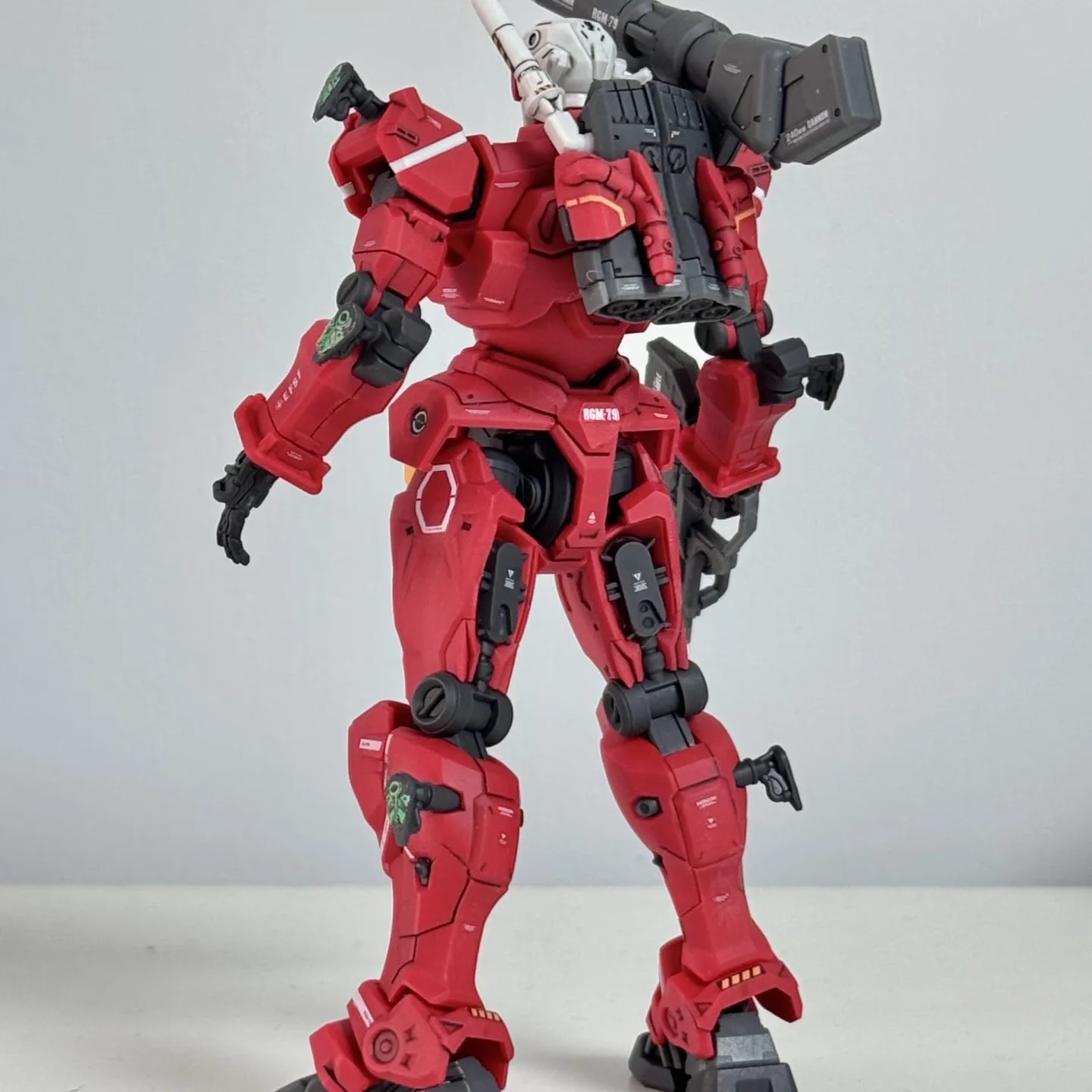 LEBAO نموذج 1/144 HG RGM-79 ضوء نوع Guncannon التجمع نموذج أطقم أنيمي عمل الشكل البلاستيك روبوت نموذج اللعب الهدايا #6