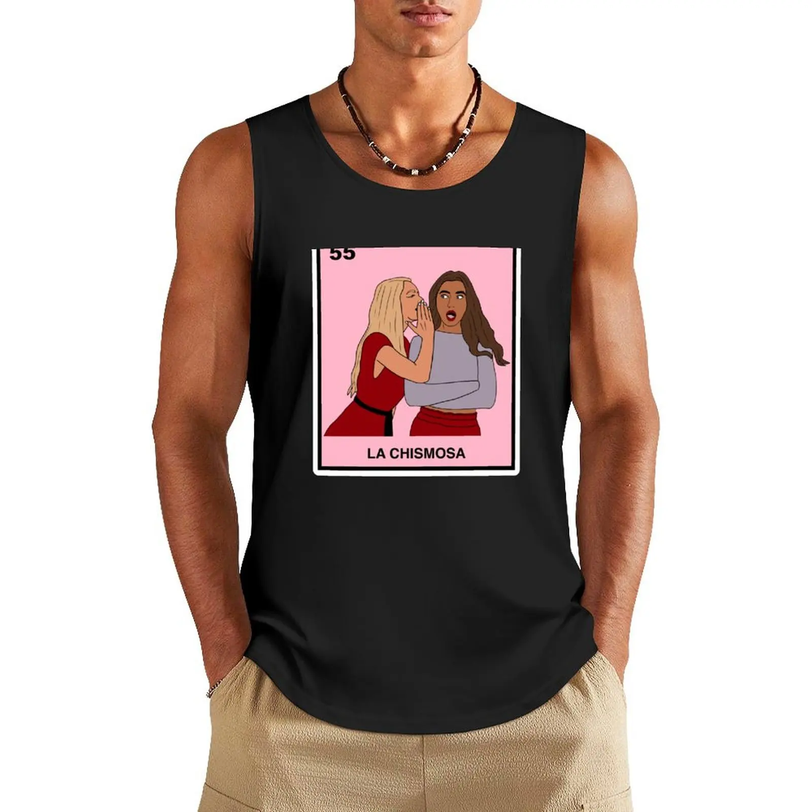 

Chismosa Tank Top gym clothing gym t-shirts man man vest Muscle fit