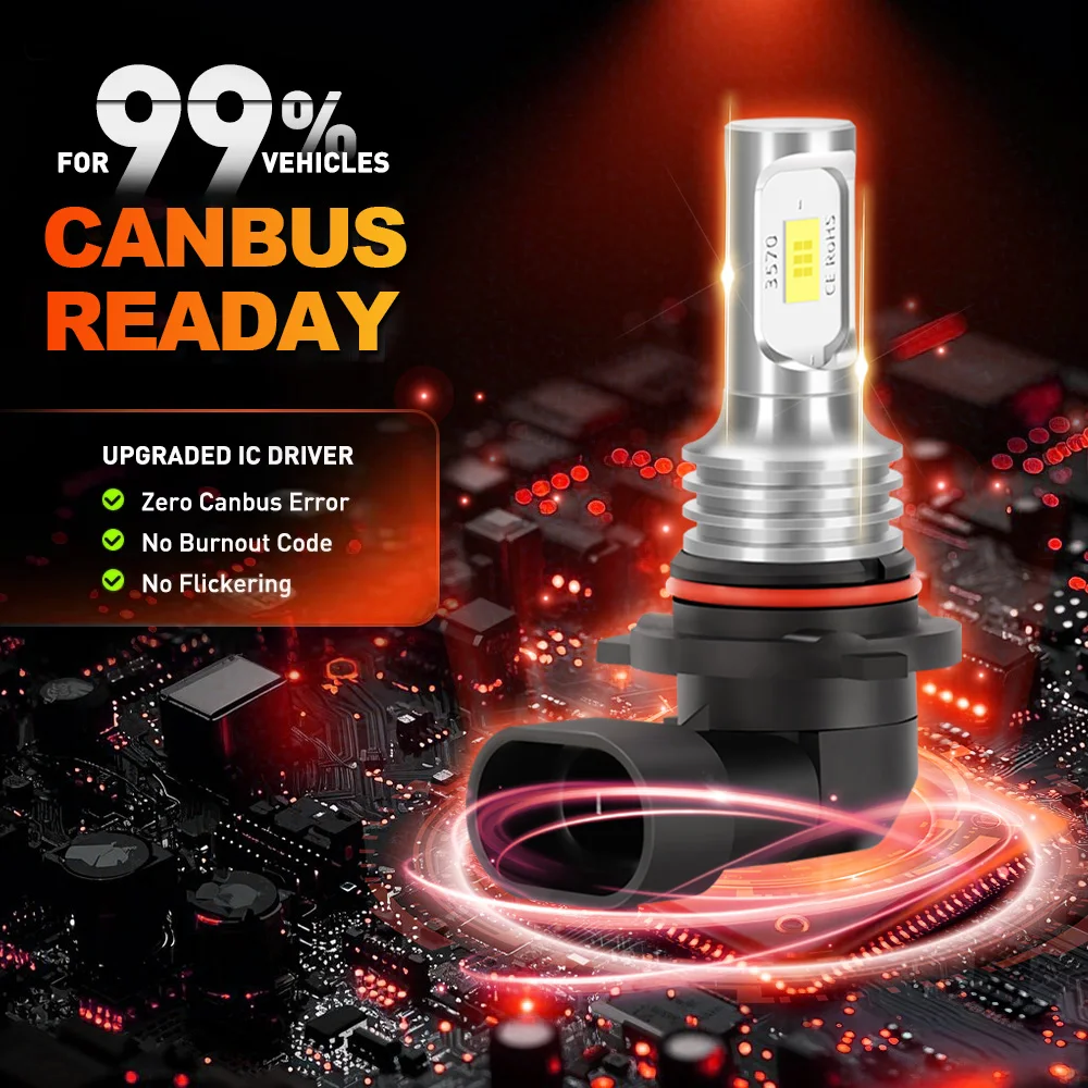 2 قطعة سيارة الجبهة الضباب الخفيف 20000LM الترا برايت LED لمبات لفورد F250/F350/F450/F550 سوبر ديوتي 2005-2022 2009 2010 2011 2012