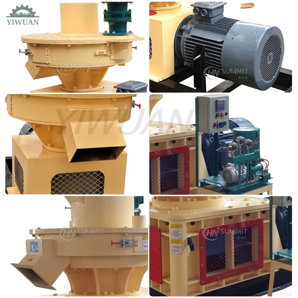 22KW Vertical Ring Die Biomass Sawdust Fuel Pellet Machine Wood Pellet Mill Granule holzpellet machine