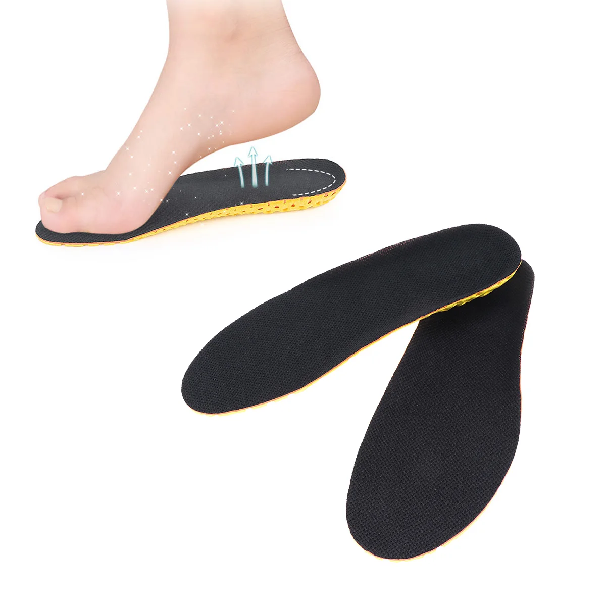 

Sports Insole Breathable Foot Shoes Absorption Running Shock Soft EVA Durability Comfort deodorization work boots