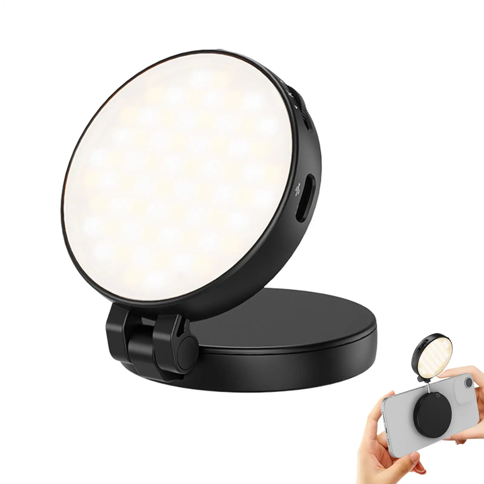 

Телефонный светильник для селфи, магнитная лампа для макияжа, портативный светильник для селфи для фотографии, видеозаписи, макияжа, видеоблогов, путешествий, домашнего офиса