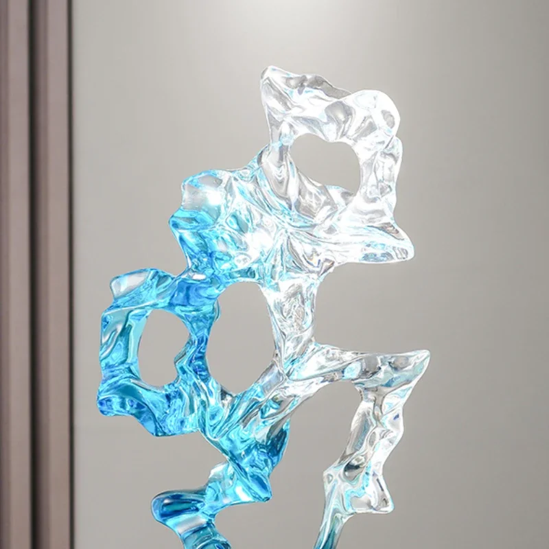 Fengsheng زخرفة المياه الراقية ضوء تأثيث المنزل الفاخر غرفة المعيشة الراقية خزانة التلفزيون الديكور مكتب الحرف