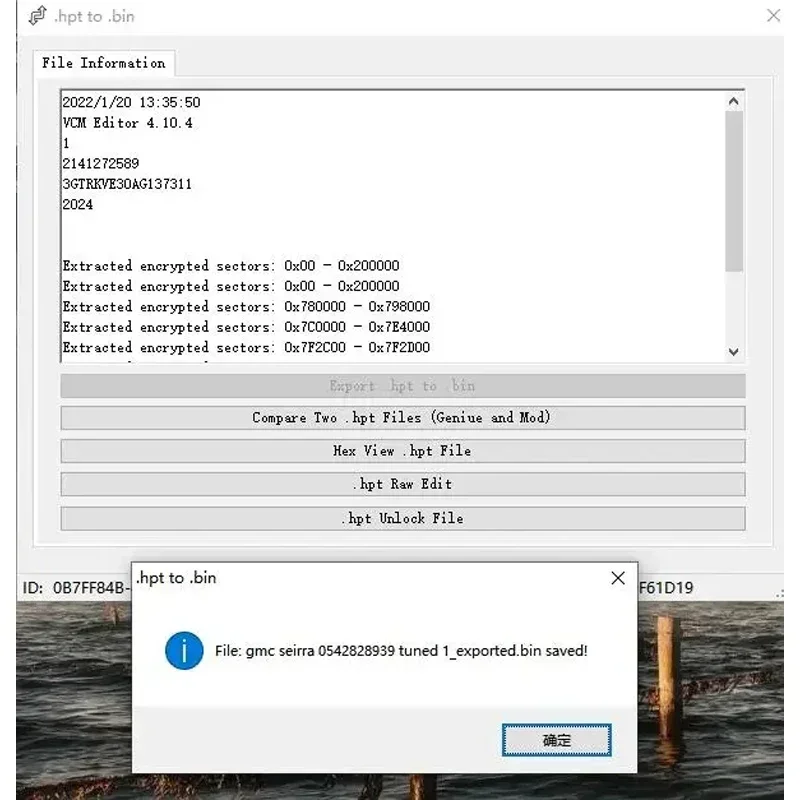 .hpt naar bin-converter met onbeperkte keygen Vergelijk originele en aangepaste bestanden Ontgrendel tuner Ontgrendel Hpt Raw Edit voor multi-laptop