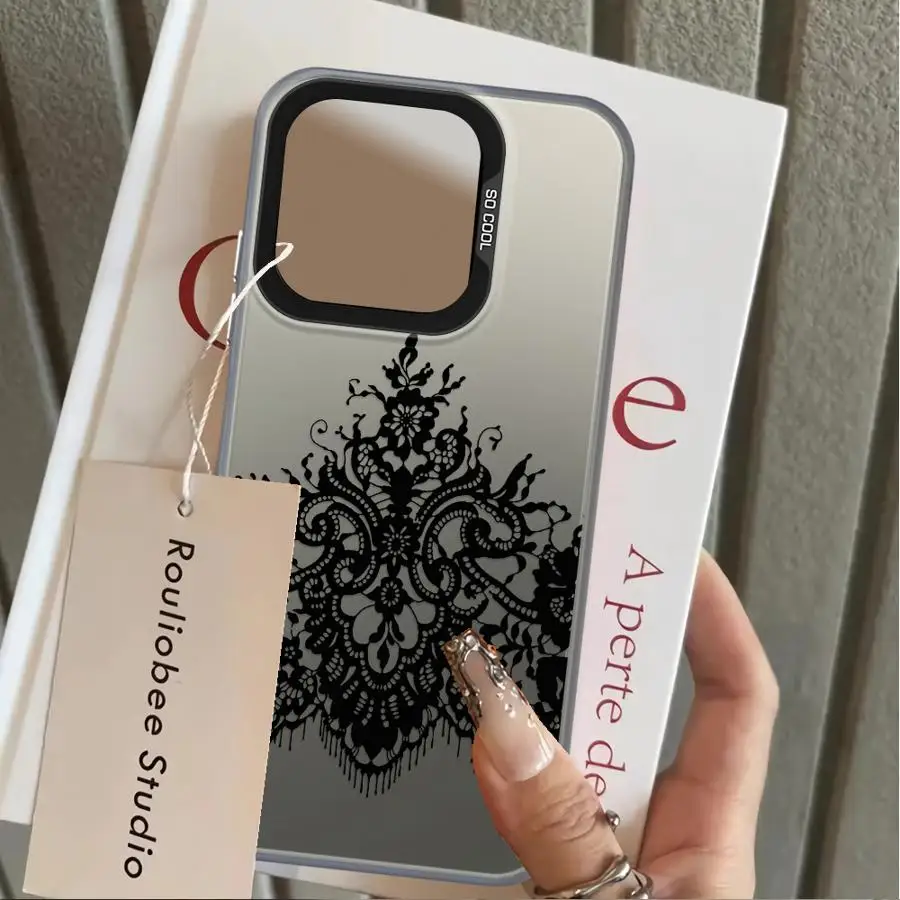 

Black Lace Fashion Case for Xiaomi Redmi Note 14 Note 13 Pro Plus 12s 11 12 Pro 11s Back Phone Cover