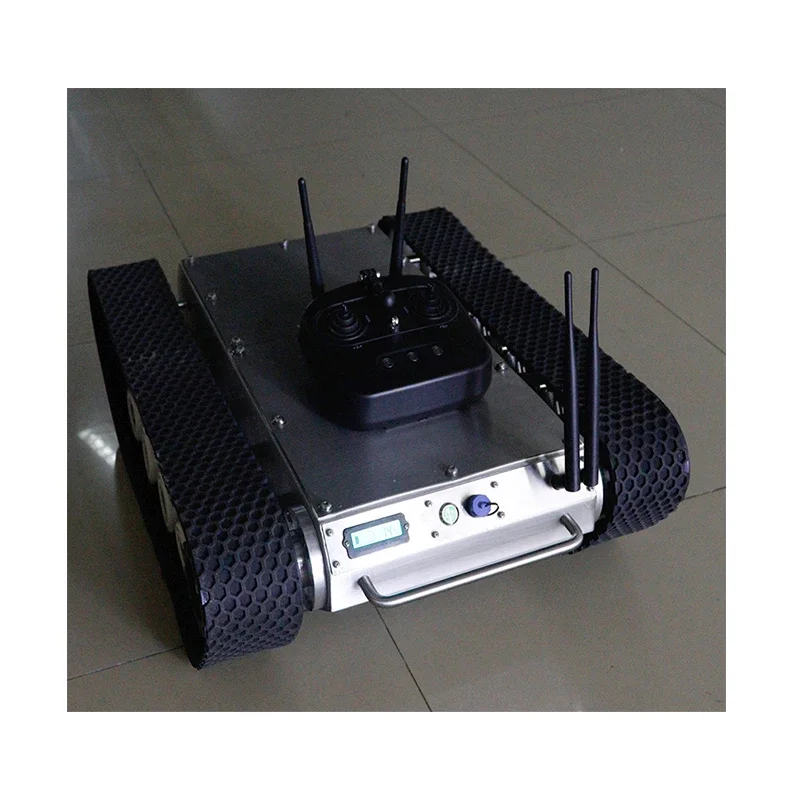 Waterproof IP65 Mini Tracked Chassis Tank-6 Solar Panel Cleaning Robot Reconnaissance  Price Offer