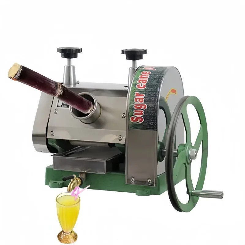 آلة كسارة قصب السكر التجارية آلة كسارة قصب السكر المحمولة باليد الفولاذ المقاوم للصدأ سطح المكتب آلة قصب السكر