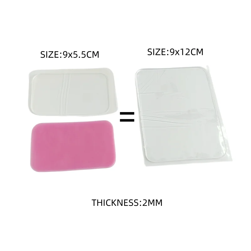 1pcs Eyelash Extension Silicone Pad Use For Premade Lash Fans SIze 9X12Cm