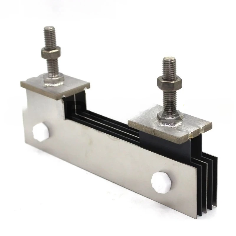 MMO Titanium Electrode Set, 2 Ruthenium- Coated Titanium Anodes and 3 Uncoated Titanium Cathode Plates with Terminals