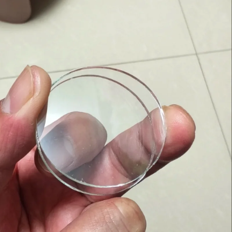 2Pcs Round Flat Glass Lens 67/74/77/90/97mm Replacement Cover for Flashlight Headlamp Handheld Searchlight