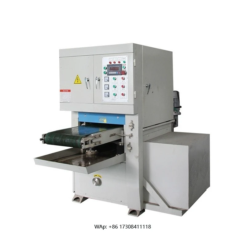 Stainless steel sheet automatic broadband machine 400mm wet surface grinder