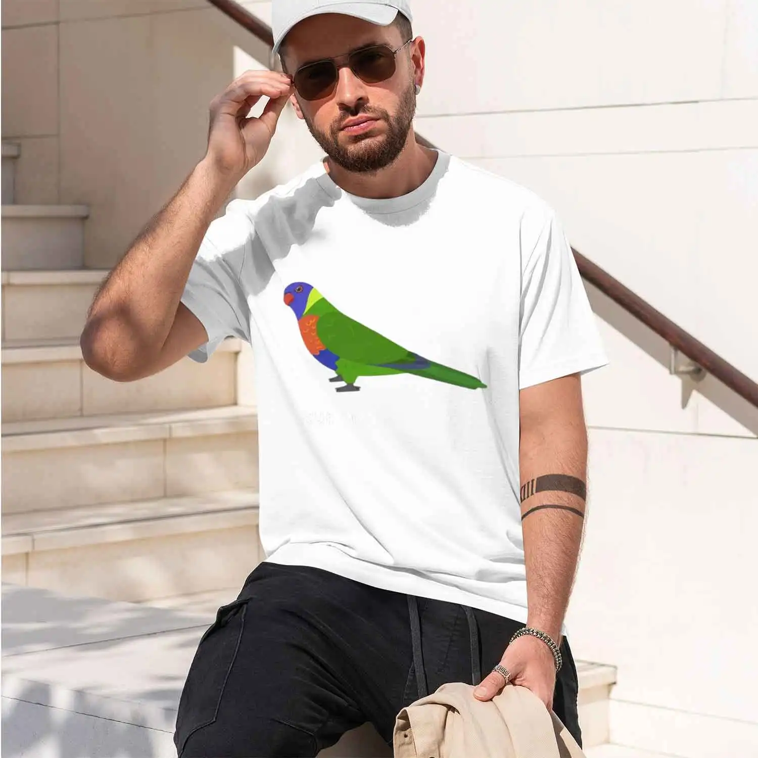 LorikeeT T Shirt Funny Bird Lover Cute Lory Parrot Austran Animal Ornithologist long or short sves vintage 2026 New Model Men’s