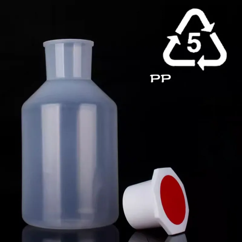 Plastic reagent bottle chemical seal bottle PP bottle with sealing stopper volumetric flask experimental bottle