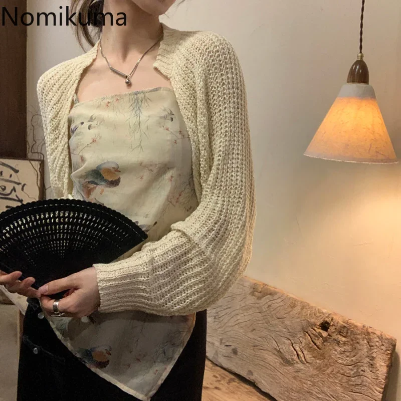 Nomikuma Y2k Tops Summer Sleeveless Print Slim Thin Chic Tank Top Chinese Style Vintage Elegant Fashion Casual Women Clothing