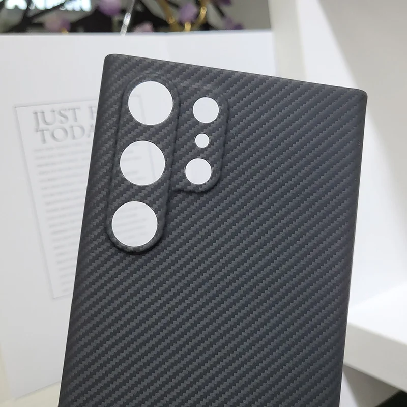 

Чехол из углеродного волокна для Samsung Galaxy S22 Ultra, противоударный чехол для телефона, противоударный чехол из арамидного волокна для Galaxy S23 Ultra