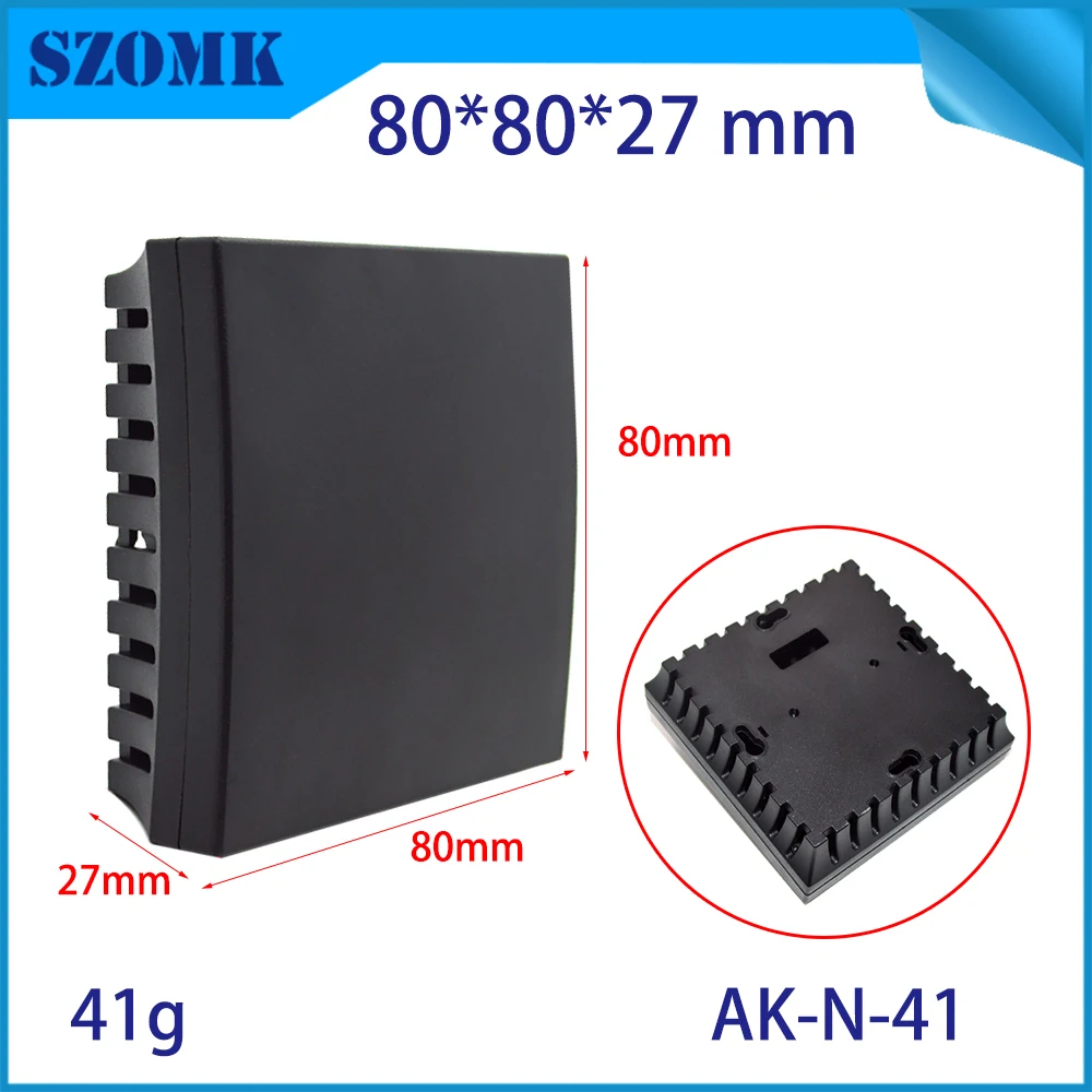 Plastic Junction Box Smoke Sensor Shell Power Enclosure Box Electronic Project Case DIY Electrical Box Dustproof