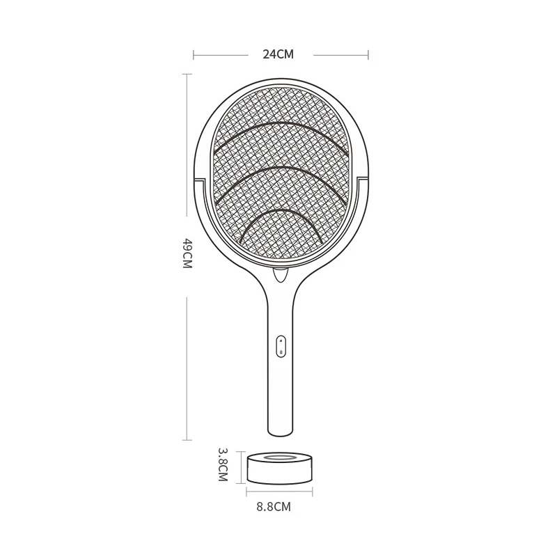 Imagem -04 - Xiaomi 5in1 Mosquito Assassino Lâmpada Multifuncional Ângulo Ajustável Elétrico Bug Zapper Usb Recarregável Inteligente Mosquito Matador Novo