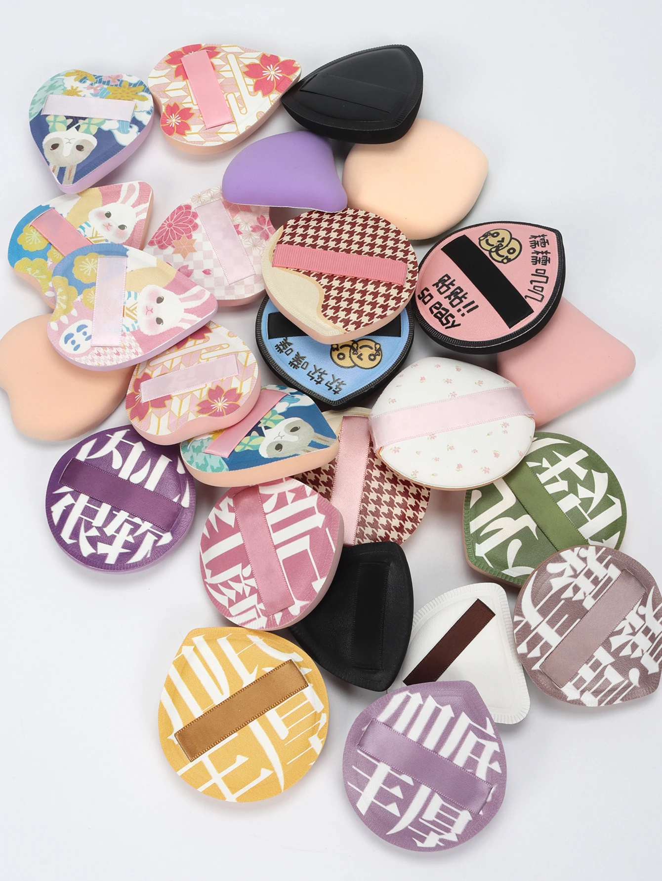 Random Super Thick Cosmetics Puff Large Size Concealer Foundation Sponge Cushions Wet Dry Use Face Beauty Makeup Puffs Tools XL