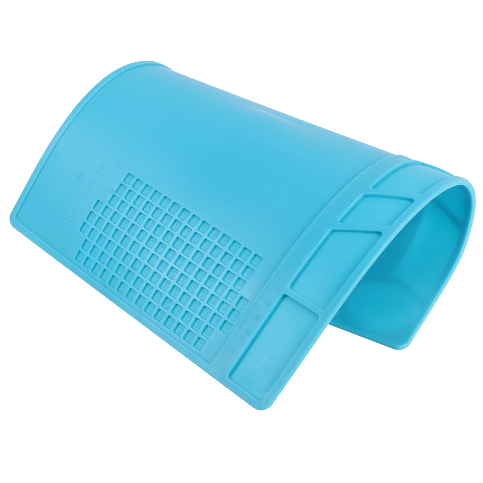 

Silicone Repair Mat High Temperature Heat Resistant Anti Static Soldering Maintenance Platform Screw Tray Precise Scales
