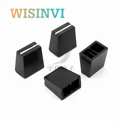 10PCS 13*8*13.5MM Plastic Mixer Control Sound Table Balance Fader Cap Straight Sliding Potentiometer Push Cap Inner Hole 4MM