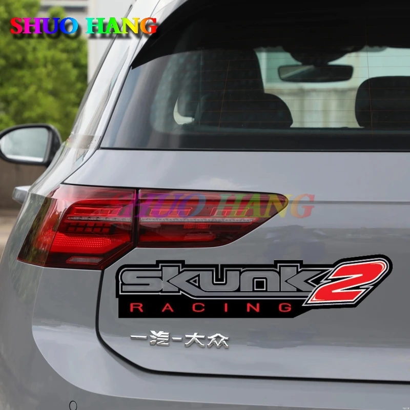 2X SKUNK2 DECAL STICKER US MADE TRUCK VEHICLE JDM SUSPENSION RACING CAR WINDOW Vinyl Car Accessories Sports Car Stickers