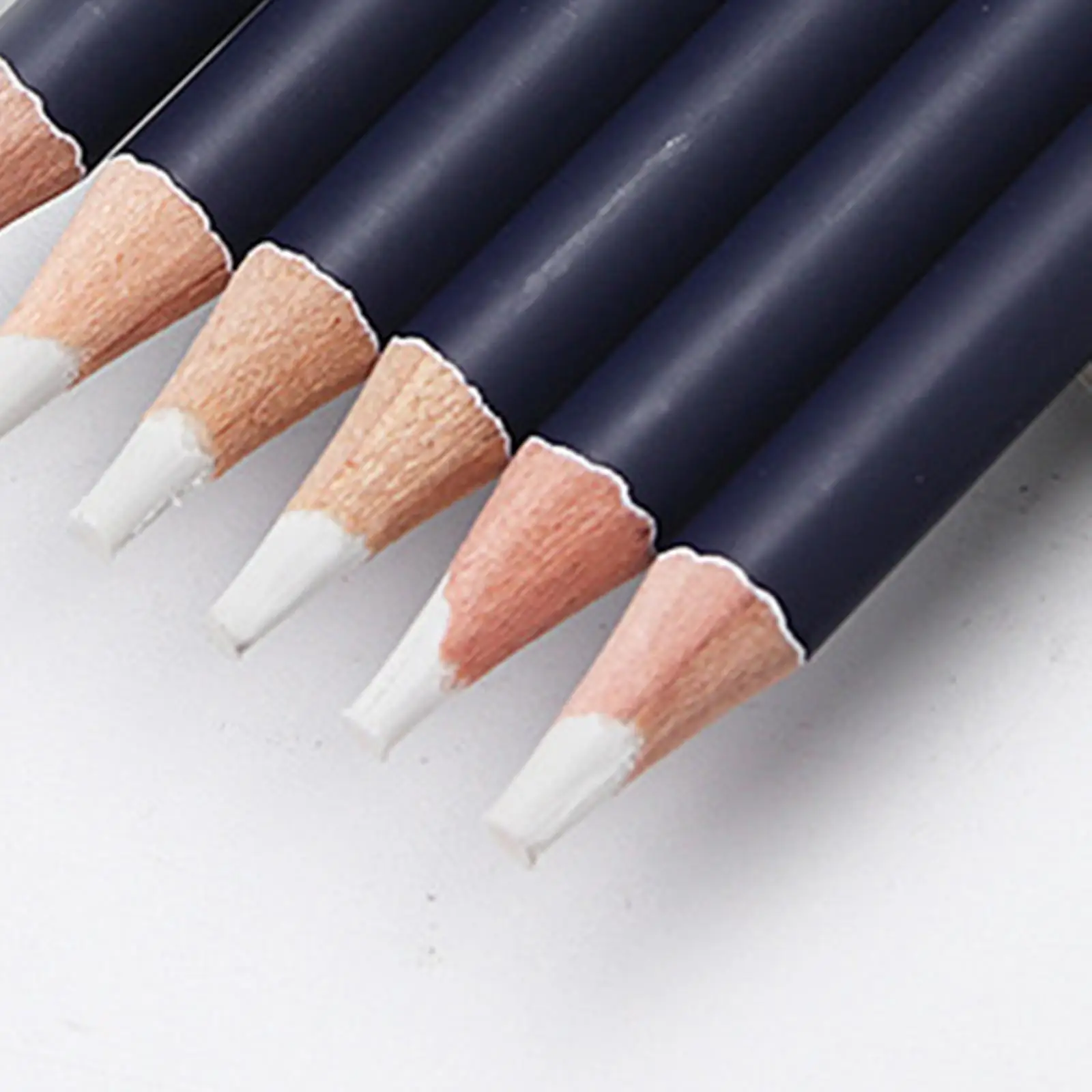 6x Creative Rubber Pencil Eraser Painting Drawing High Precision Pen Shape