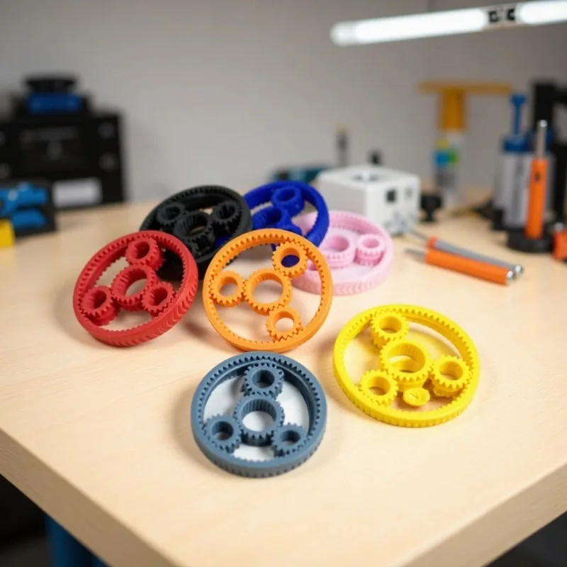 Sprockets Ring Fidget Spinner Roller Fingertip Flywheel EDC Relieve Stress Relief Sensory Toy Anti Anxiety For Children