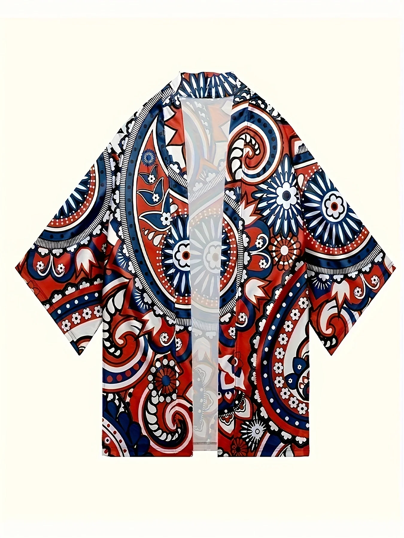 

Men's kimono, outdoor cape and kimono jacket are suitable for men's casual wear. Traditional Japanese men's kimono
