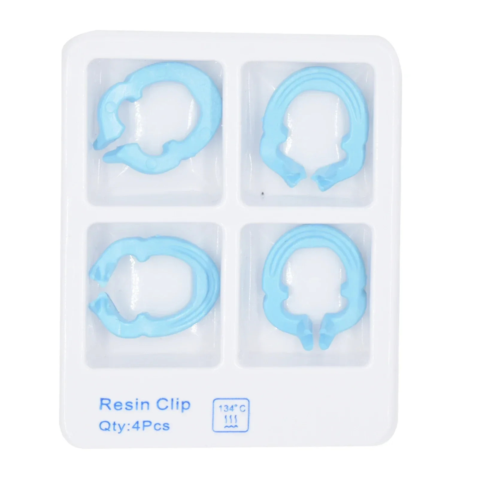 

4Pcs/set Dental Resin Clamping Separator Ring Sectional Contoured Metal Matrices Holder Matrix Fixed Clamp Autoclavable
