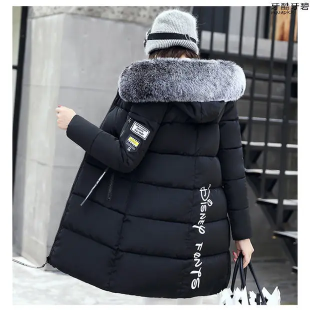 2023 new winter thickened warm parkas jacket women\'s western women\'s large medium and long down cotton jacket women clothing