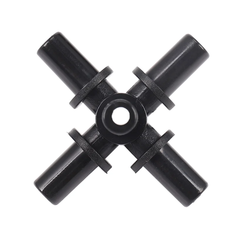 HGHO 6X Garden Sprinklers Automatic Watering Grass Lawn 360 Degree Circle Rotating Water Sprinkler 5 Nozzles Garden Pipe Hose