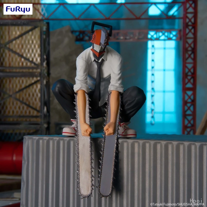 Anime Chainsaw Man Power Denji 14cm PVC Action Figure Model Noodle Stopper Collectible Toy for Adult Desk Decoration Cute Gift view 4