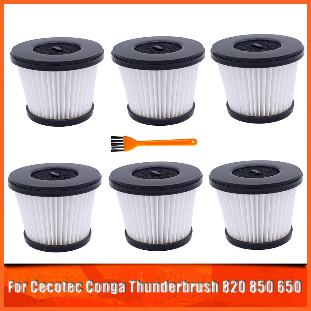 Vacuums HEPA Filter Replacements for LiDl Cecotec Conga Thunderbrush 820 850 650 Handheld Vacuum Cleaner Filter Part Accessories