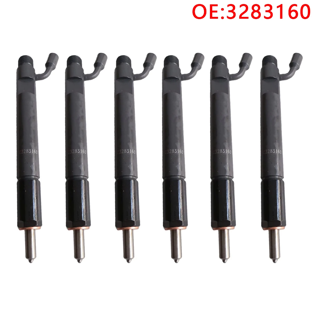 For 6 Stuks Brandstofinjectoren 3283160 C3283160 Voor Cummins C8.3l 6c 6ct 6cta 6Ctaa Motor  0432191592  2uo130201b Bg2x 9e527 