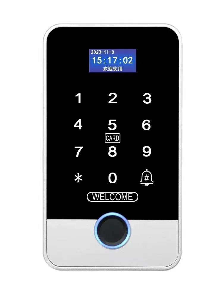 Waterproof Mobile Wechat APP Fingerprint NFC Access Controller RFID Keyboard Touch Keypad System Smart APP Remote Door Opener