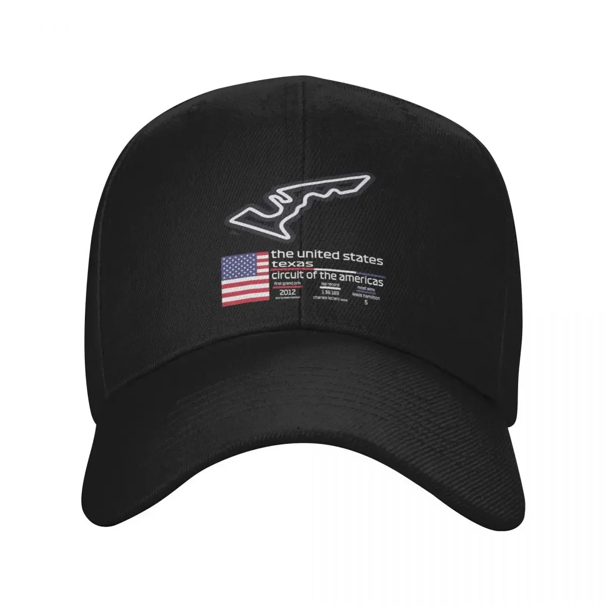 Circuit of the AmericasF1 Records Baseball Cap Sunhat Hat men Trucker Cap For Women 2025 Men's