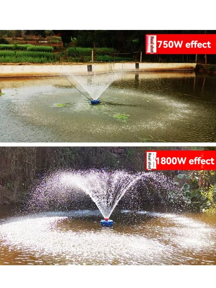Fish Pond Aerator Floating Pump Automatic High-power Aquaculture Pond Drainage and Irrigation Pumping Machine