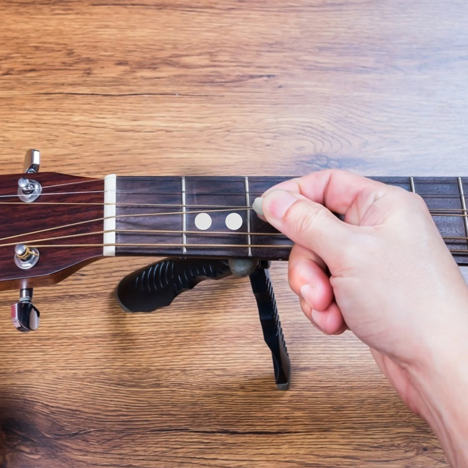 20 قطعة الغيتار ملزمة البطانة النقاط قذيفة الطبيعية جولة فريتس الأصابع البطانة المواد الصوتية الكلاسيكية مندولين القيثارة