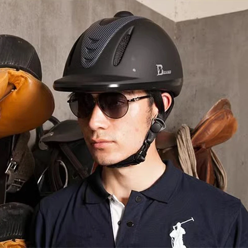 Baslong dziecięcy kask jeździecki dla dorosłych sporty jeździeckie kask jeździecki oddychający lekki kask rowerowy sprzęt jeździecki