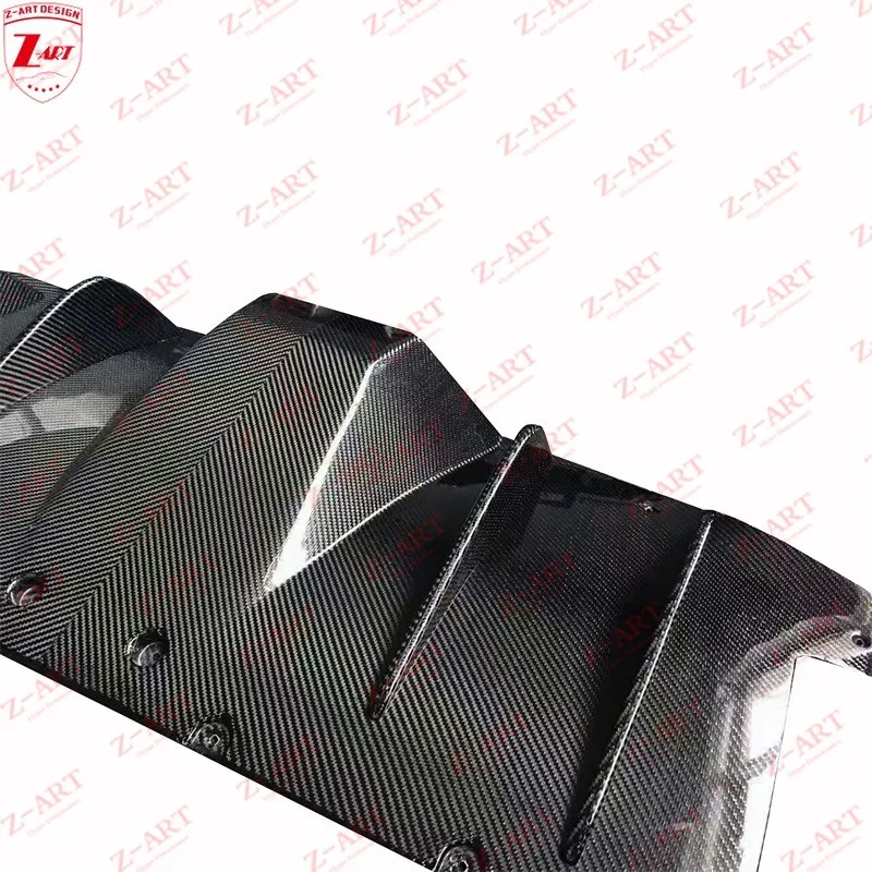 Z-ART 458 Carbon Fiber Rear Diffuser for Ferrari 458 High Quality Carbon Fiber Rear Lip for Ferrari 458 Carbon Fiber Rear Chin