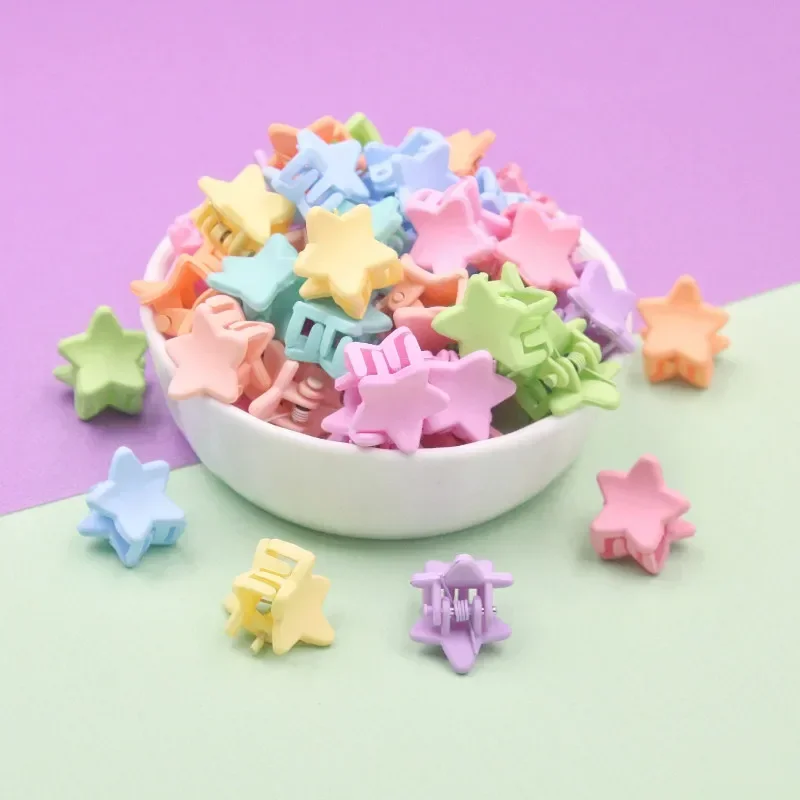 10-50Pcs/Pack Mixed Colours Mini Butterfly Hair Clips Hair Styling Accessories Tool Plastic Mini Cute Claw Hair Clip Hair Clips