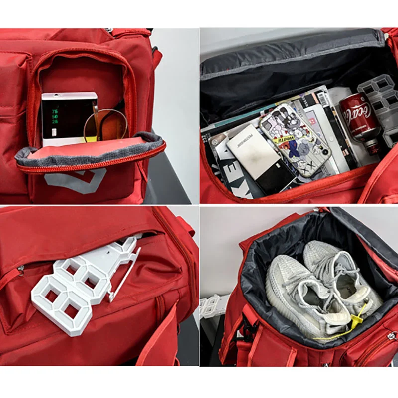 Outdoor Sports Backpack Travel Men'S Ski Wet-Dry Separation Bag  Large Capacity Backpacks Basketball Fitness Women Messenger