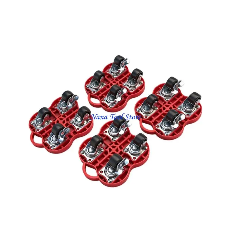 31GJ Furniture Movers with Wheel Portables 4 Wheel Furniture Furniture Mover Tool with 360°Rotation Rubber Wheel