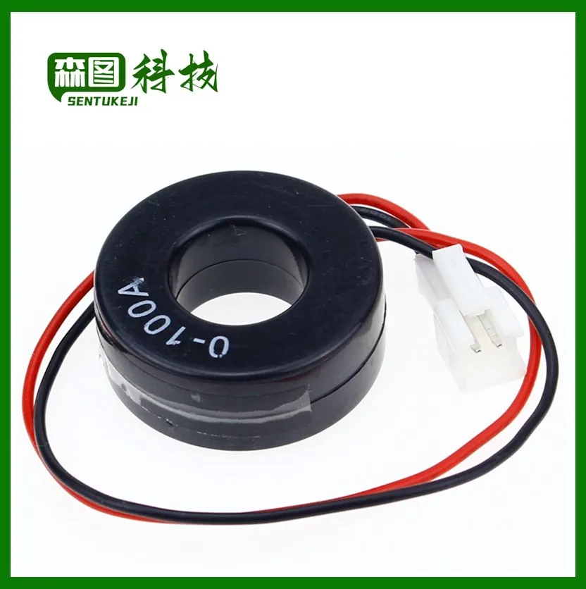 Square LED Digital Voltmeter & Ammeter Voltage Gauge Current Meter AC 60-500V 0-100A D18 dropship